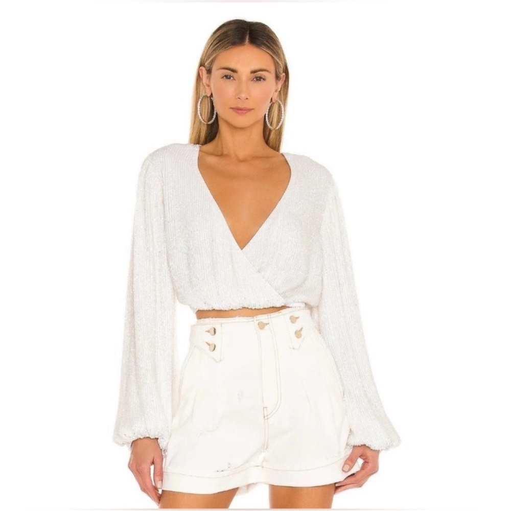 Retrofete Sequin Top